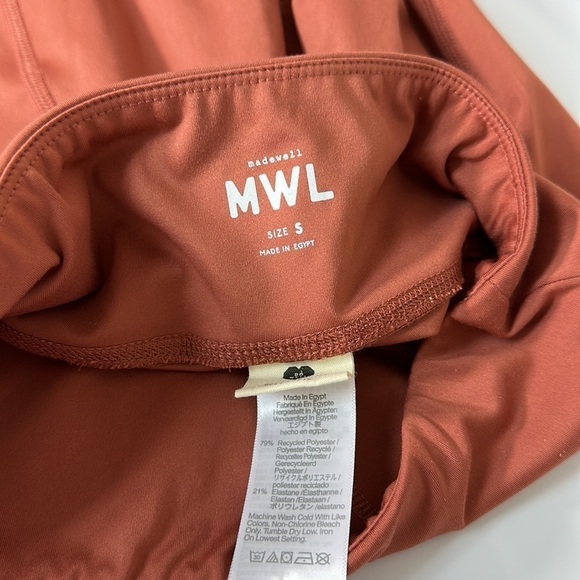 Madewell MWL Flex High-Rise 25" Leggings Weathered Brick Small NWT - Picture 6 of 7